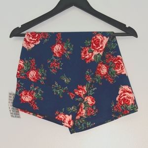 NWT Roses on Blue Pencil Skirt
